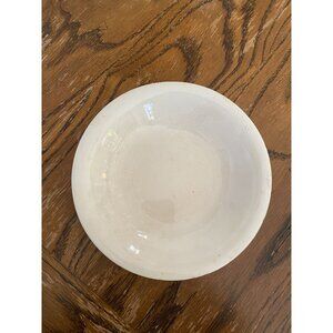 Vintage White Losfina Bowl Made In Mexico With Crazing